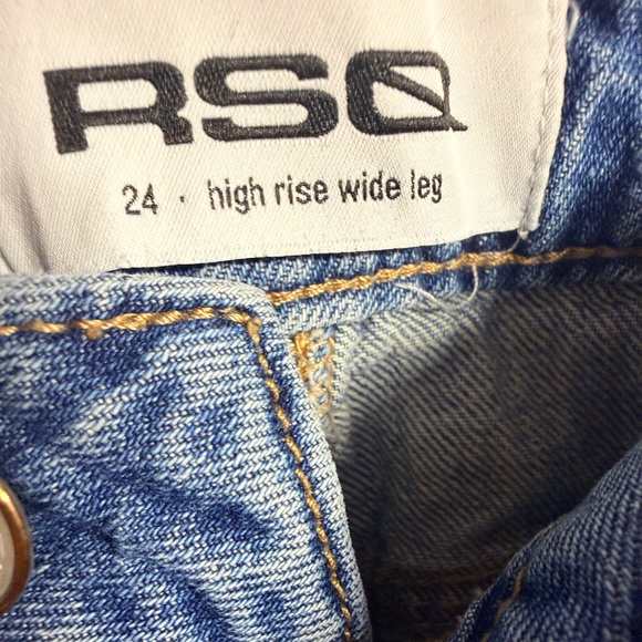 RSQ High Rise Wide Leg Jeans NWOT Size 24 - Picture 5 of 7
